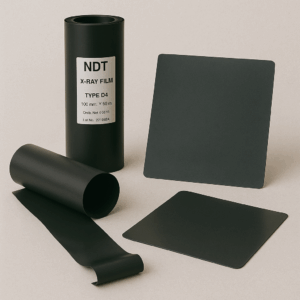 Exposed ndt x-ray film
