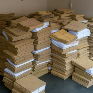 Bulk used medical x-ray films purchased for silver recovery and recycling at Dubai Silver refinery