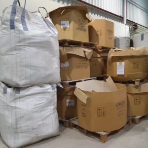Bulk medical x-ray films purchased for silver recovery and recycling at Dubai Silver refinery