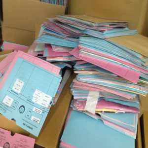 Hospital medical x-ray films purchased for silver recovery and recycling at Dubai Silver refinery