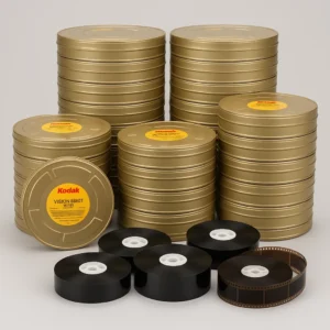 Motion picture films purchased for silver recovery and recycling at Dubai Silver refinery