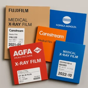 Outdated medical x-ray films purchased for silver recovery and recycling at Dubai Silver refinery