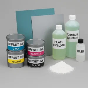 Printing press consumables purchased in bulk by Dubai Silver for recycling and recovery
