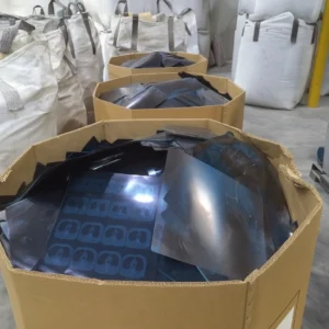 Bulk used medical x-ray film for silver recycling and recovery