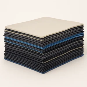Bulk printing press blankets stacked for recycling and recovery by Dubai Silver